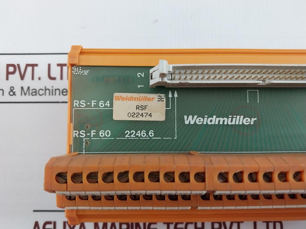 Weidmuller Rs-f 64 Interface Module Rs-f 60, 2246.6