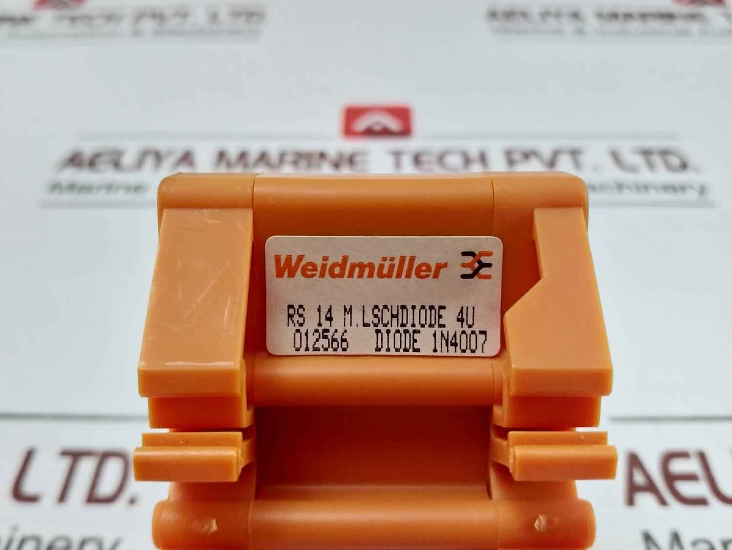 Weidmuller Rs 14 Relay Module 10A 250V 24Vdc