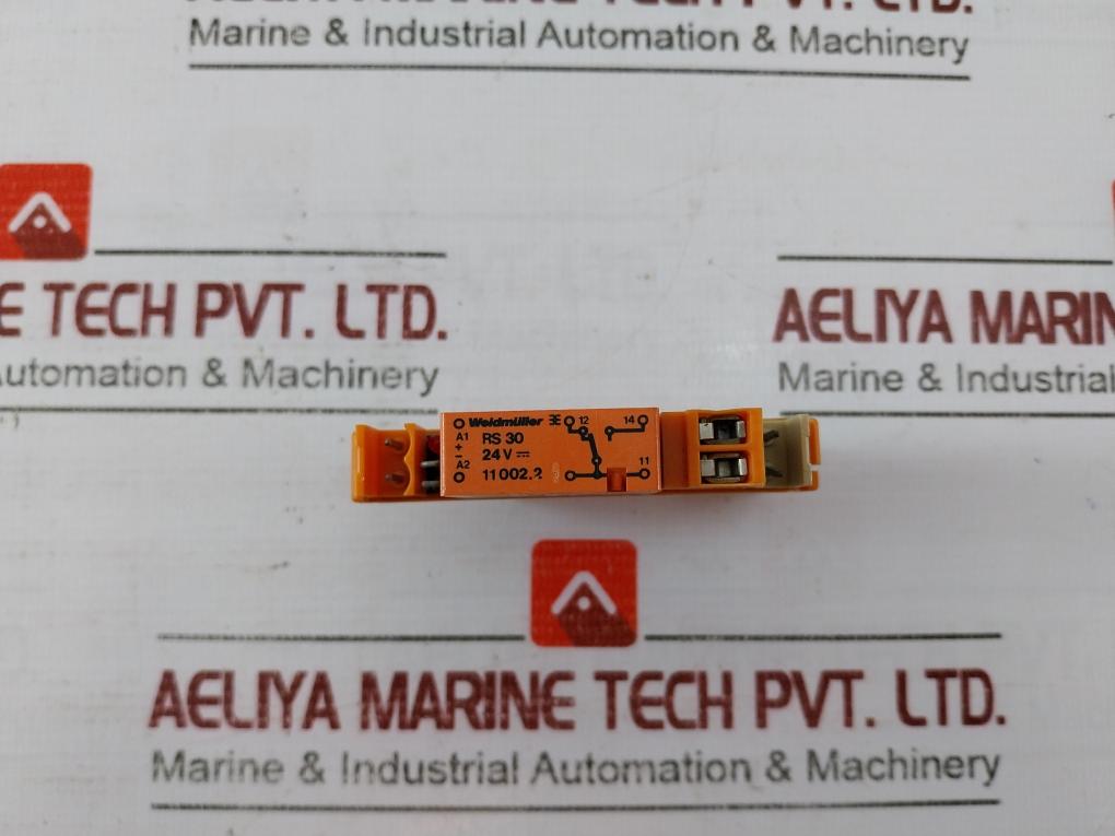Weidmuller Rs 30 Solid State Relay Module 24v Dc 11 002.2 Rp 011024 10a 250ac