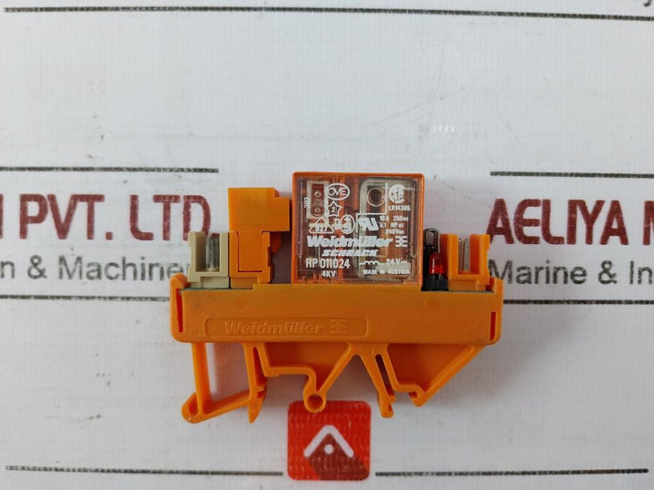 Weidmuller Rs 30 Solid State Relay Module 24v Dc 11 002.2 Rp 011024 10a 250ac