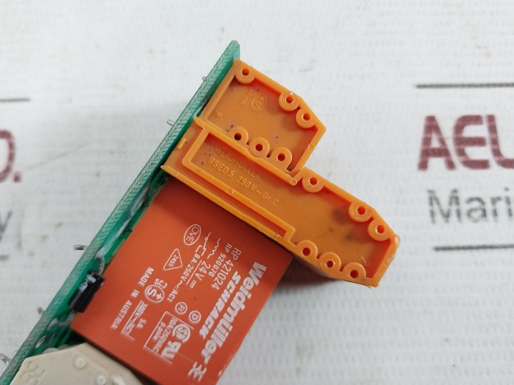 Weidmuller Rs 32 Mount Relay Module 8A/250V/Ac1 414180