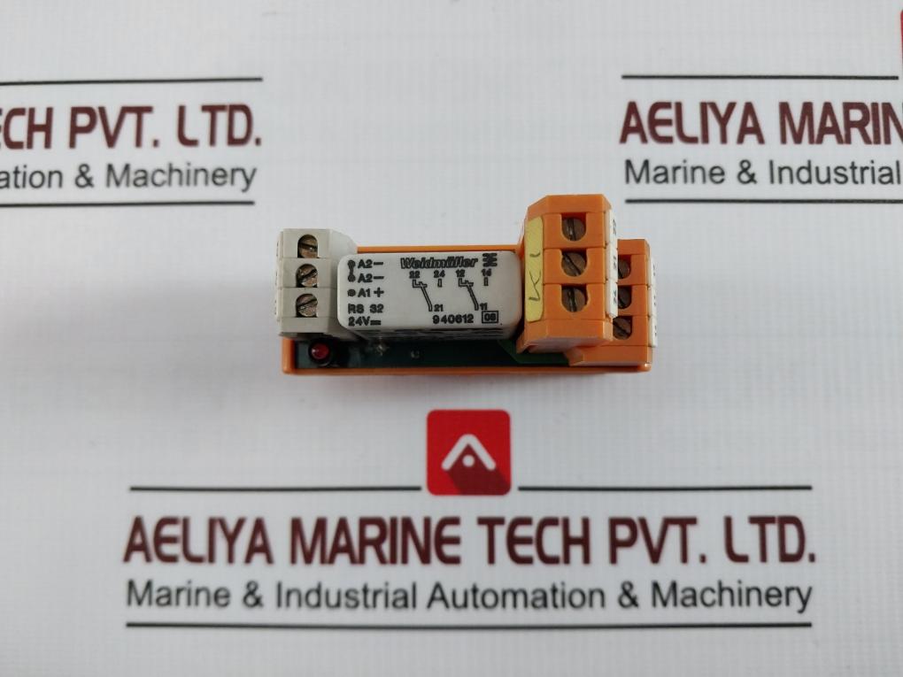 Weidmuller Rs 32 Relay Module 24V 940612 06 24V Dc Enr-156925