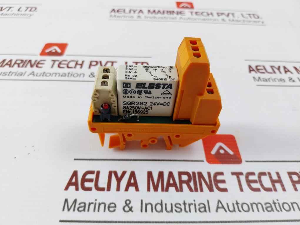 Weidmuller Rs 32 Relay Module 24V=Dc 8A250V~Ac1