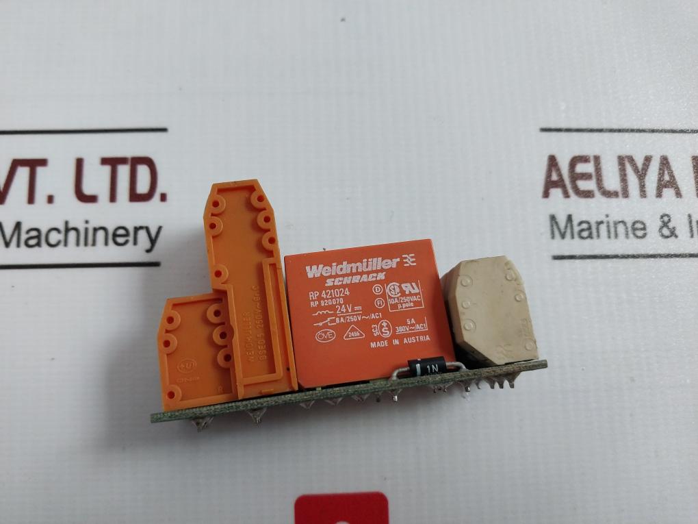 Weidmuller Rs 32 Relay Module 94061.2, E 202.0/84, Rp 421024 24V 10A/250Vac