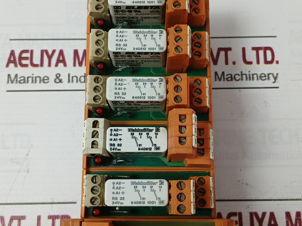 Weidmuller Rs 32 Relay Module 9406121001 Sgr282 24Vdc 8A 250V