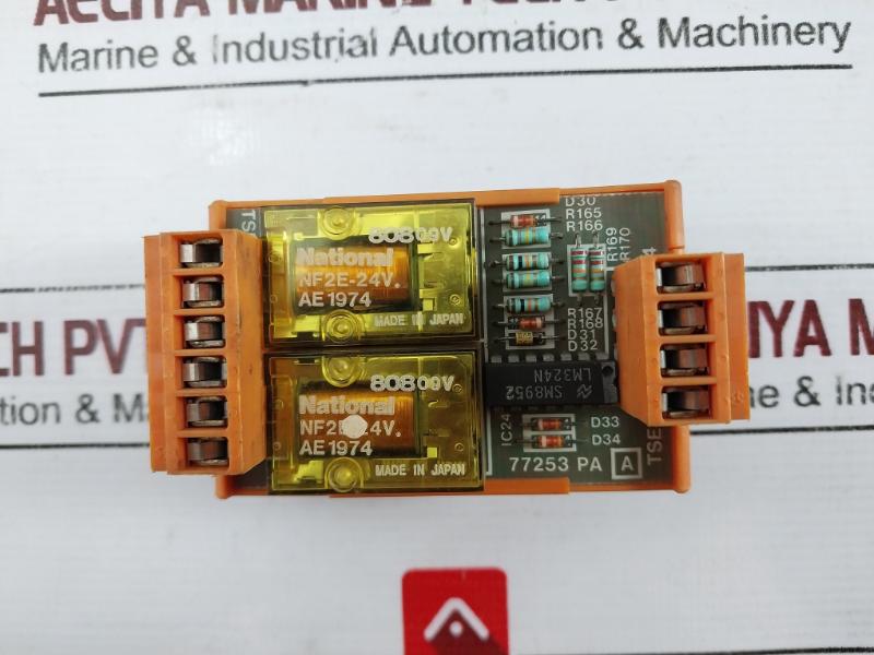 Weidmuller Rs 77253 Relay Modules 2 Way National Nf2E-24V 808 09V,Ae1974