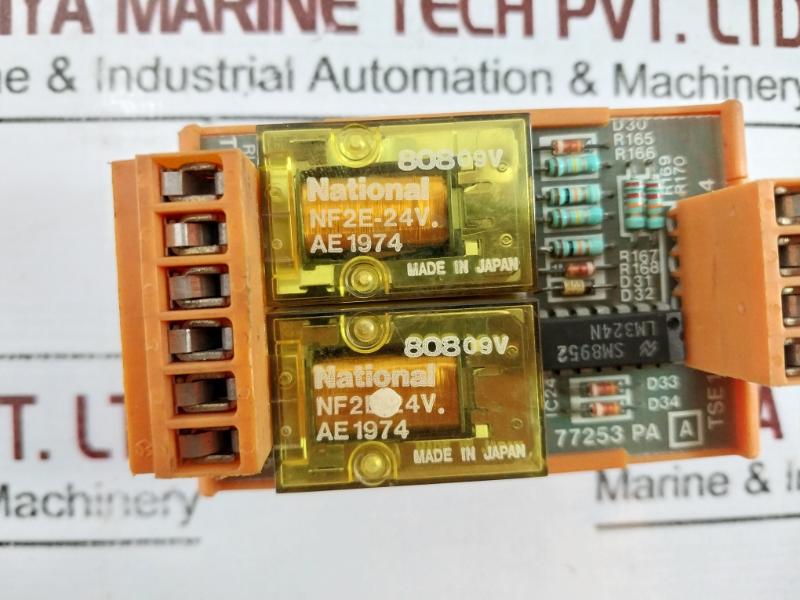 Weidmuller Rs 77253 Relay Modules 2 Way National Nf2E-24V 808 09V,Ae1974