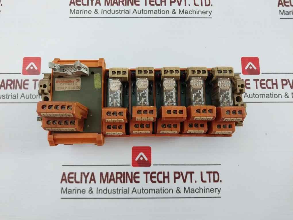 Weidmuller Rs F10 Terminal Interface Relay Module Gsed 5/10 022494 24V 8A/250V