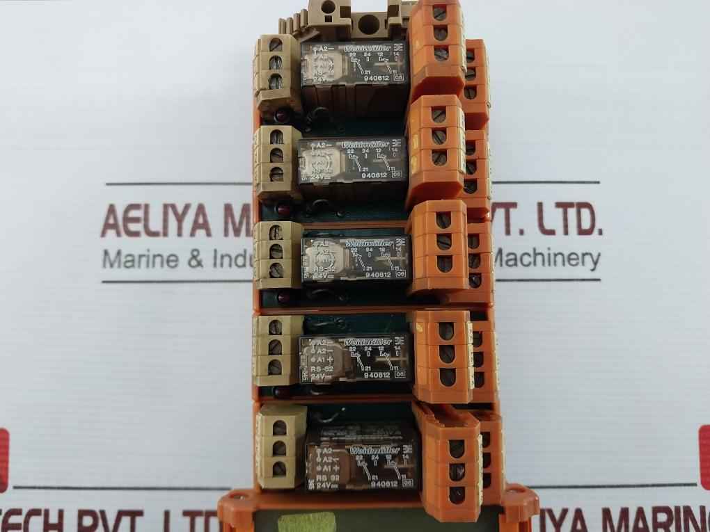 Weidmuller Rs F10 Terminal Interface Relay Module Gsed 5/10 022494 24V 8A/250V