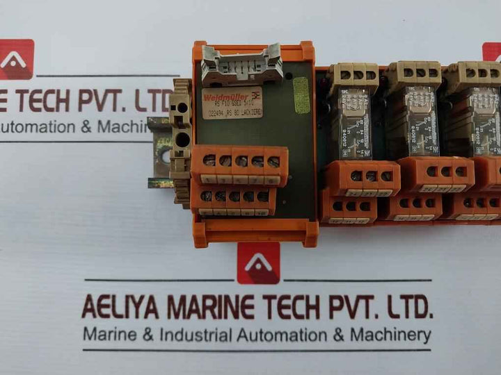 Weidmuller Rs F10 Terminal Interface Relay Module Gsed 5/10 022494 24V 8A/250V