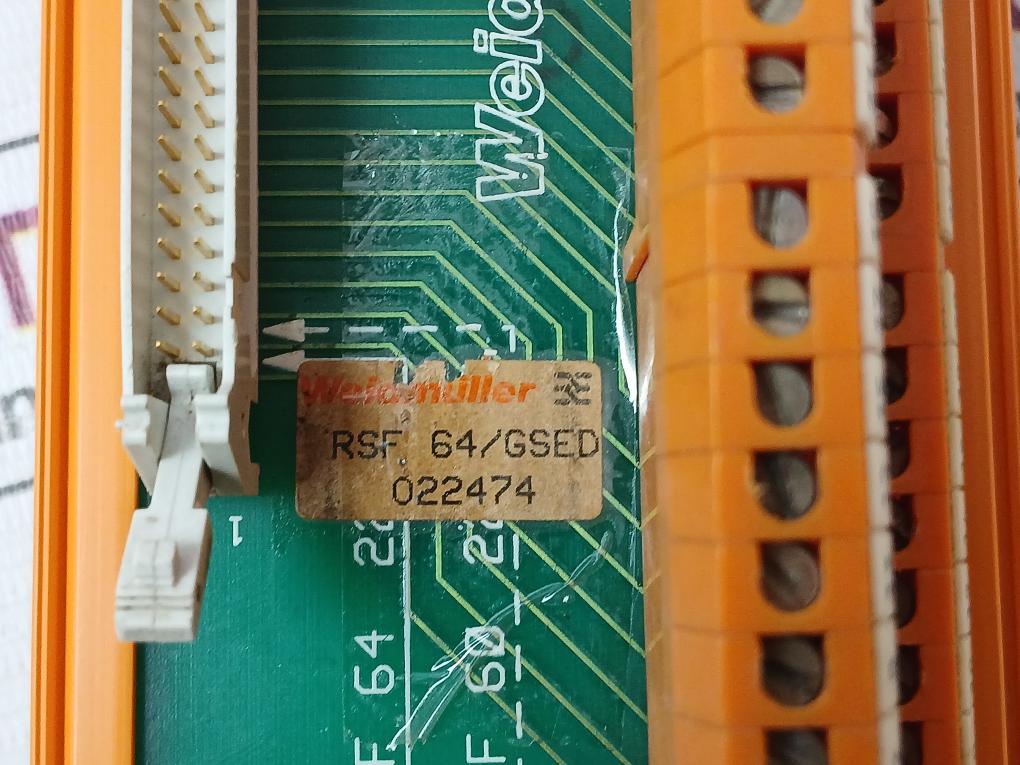 Weidmuller Rsf 64/Gsed Interface Module 022474