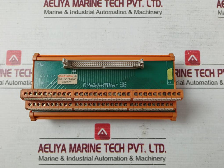 Weidmuller Rsf 64/Gsed Interface Module 250V 022474