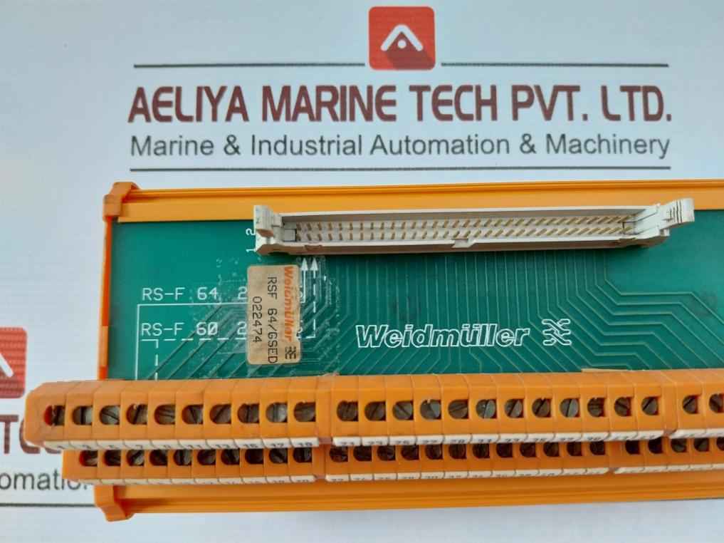 Weidmuller Rsf 64/Gsed Interface Module Rs-f 64 2247.6 412906-5