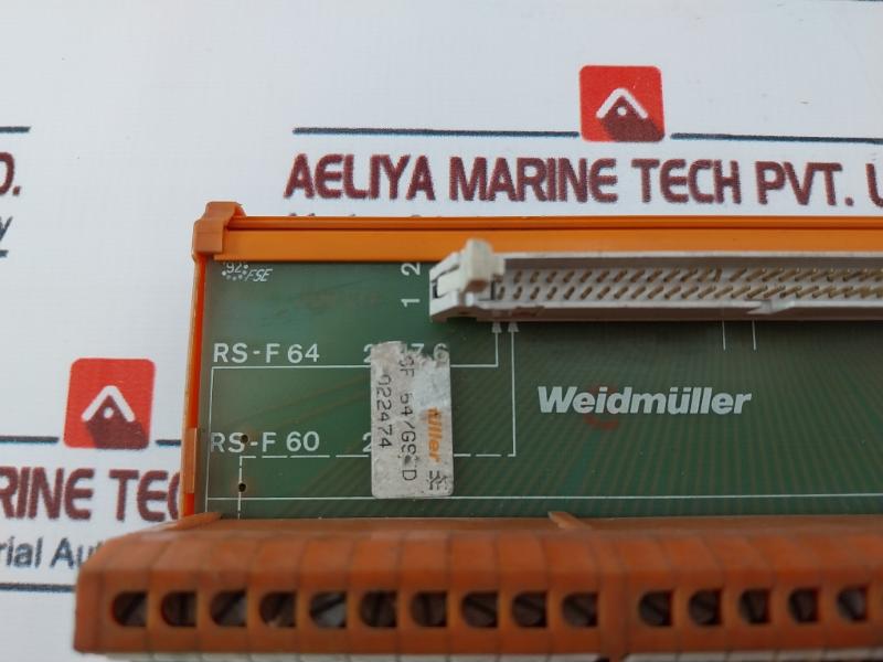 Weidmuller Rsf 64/gsed Interface Module 412906-2 92 022474