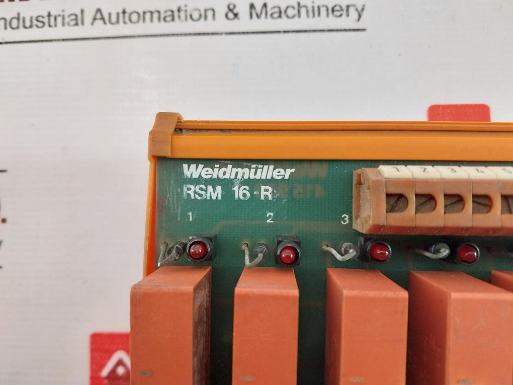 Weidmuller Rsm 16-r 16-channel Relay Module 24V