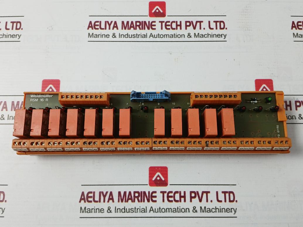 Weidmuller Rsm 16-r Relay Module 24Vdc