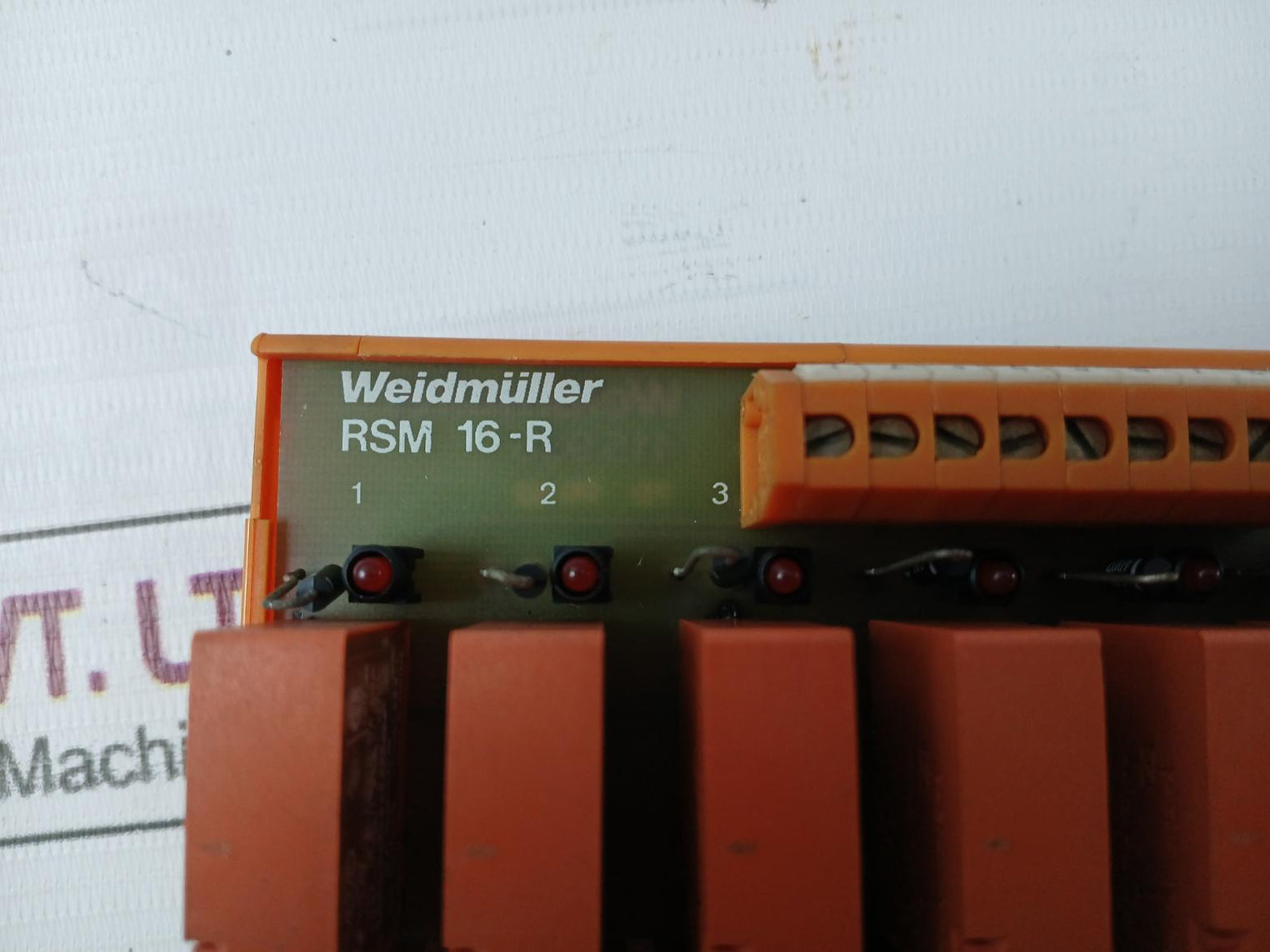 Weidmuller Rsm 16-r Relay Module 24Vdc