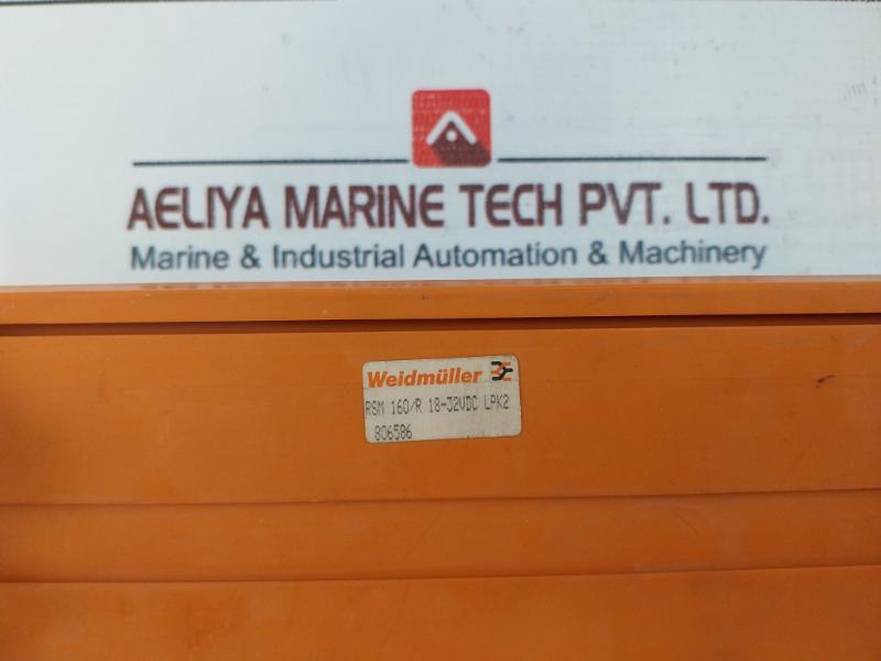 Weidmuller Rsm 160/R Relay Module 18-32Vdc
