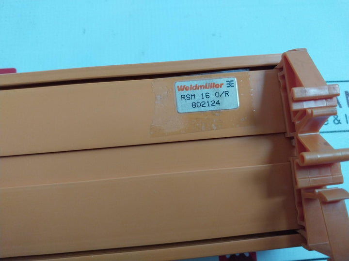 Weidmuller Rsm 16 0/R Series Relay Module