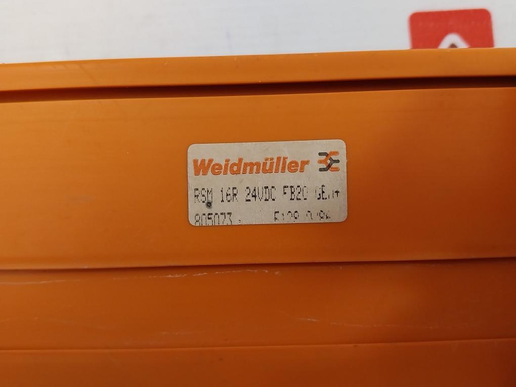 Weidmuller Rsm 16R 24Vdc Fb20 Gem 16-channel Relay Module 805073