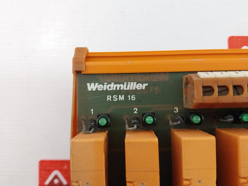 Weidmuller Rsm 16R 24Vdc Fb20 Gem 16-channel Relay Module 805073