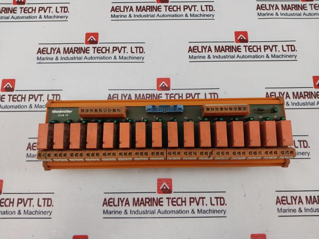 Weidmuller Rsm 16 Relay Module 24Vdc