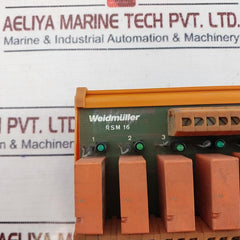 Weidmuller Rsm 16 Relay Module 24Vdc