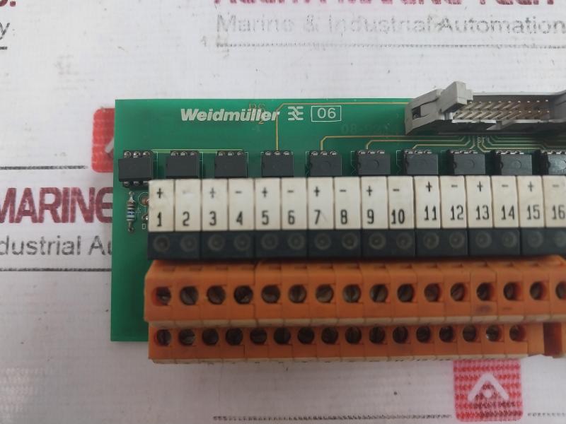 Weidmuller Rsm 16 Relay Module Es 900309 Ps 08-92 806586 300V 10A