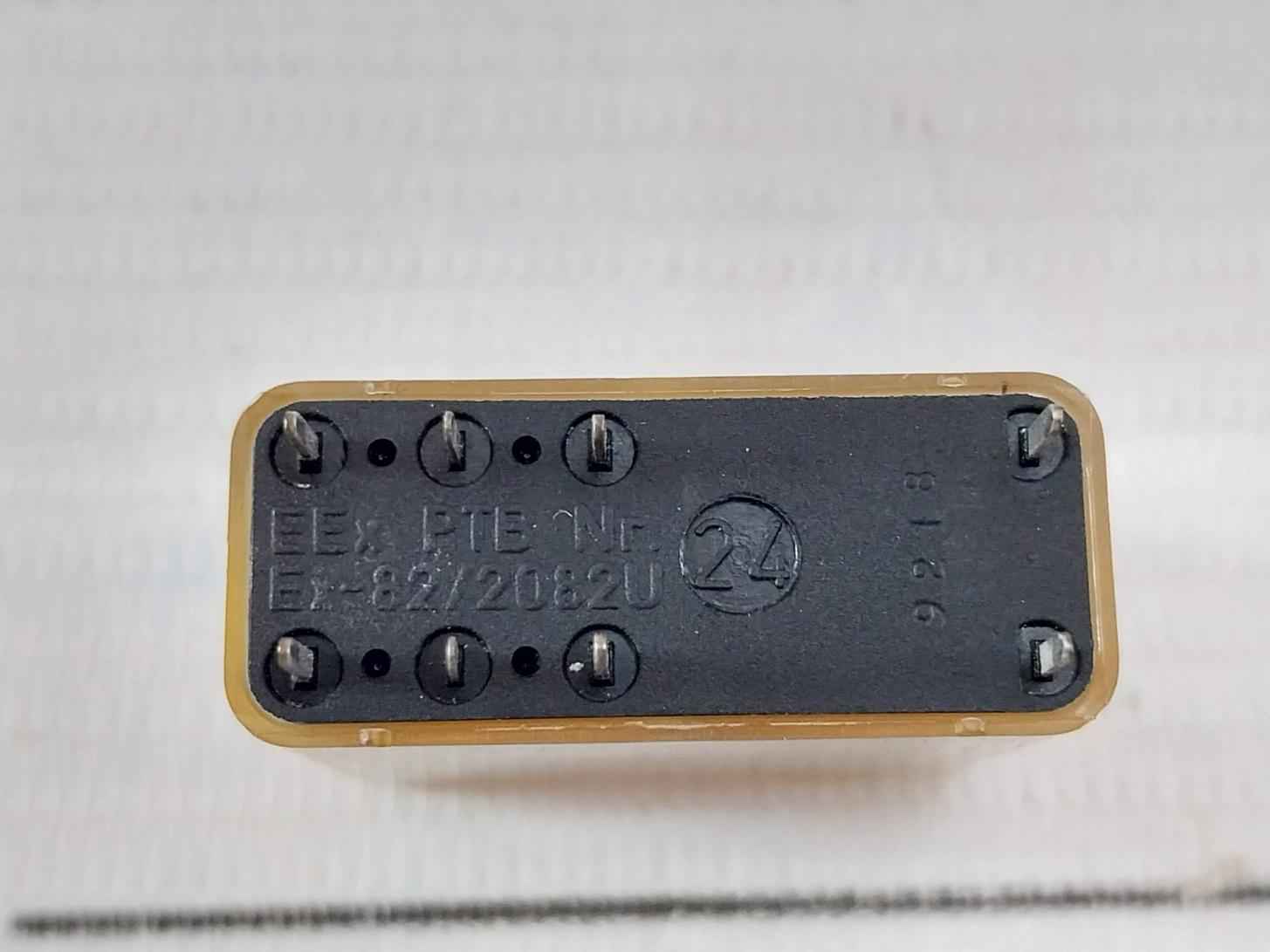 Weidmuller Rsm 800367 Relay Module Sgr662 Ex-82/2082U 24V Dc 16A 250V