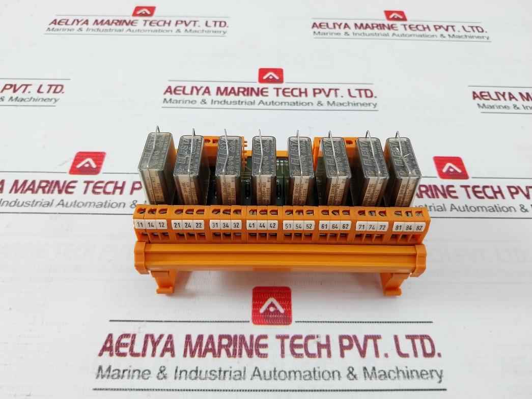 Weidmuller Rsm 800367 Relay Module Sgr662 Ex-82/2082U 24V Dc 16A 250V