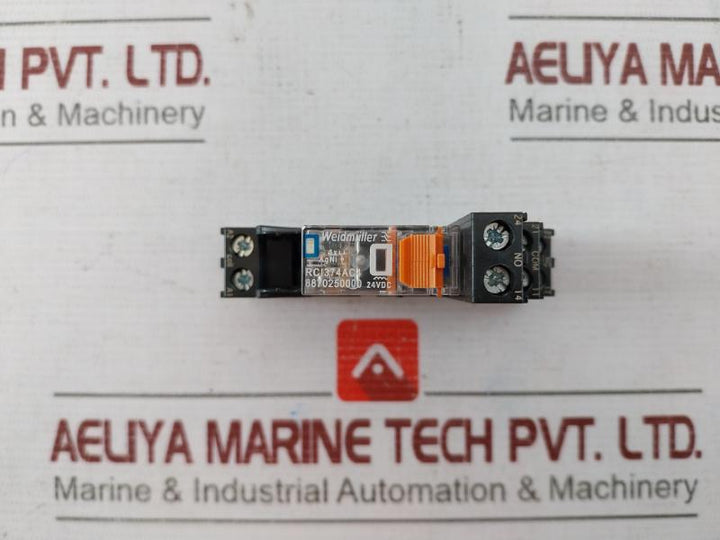 Weidmuller Src-i 2Co 8869490000 Relay With Socket Rci374Ac4 8A/250Vac