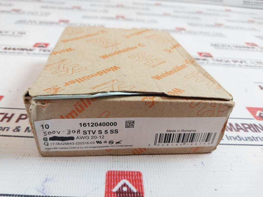 Weidmuller Stv S 5 Ss Pcb Plug-in Connector 30A 500V