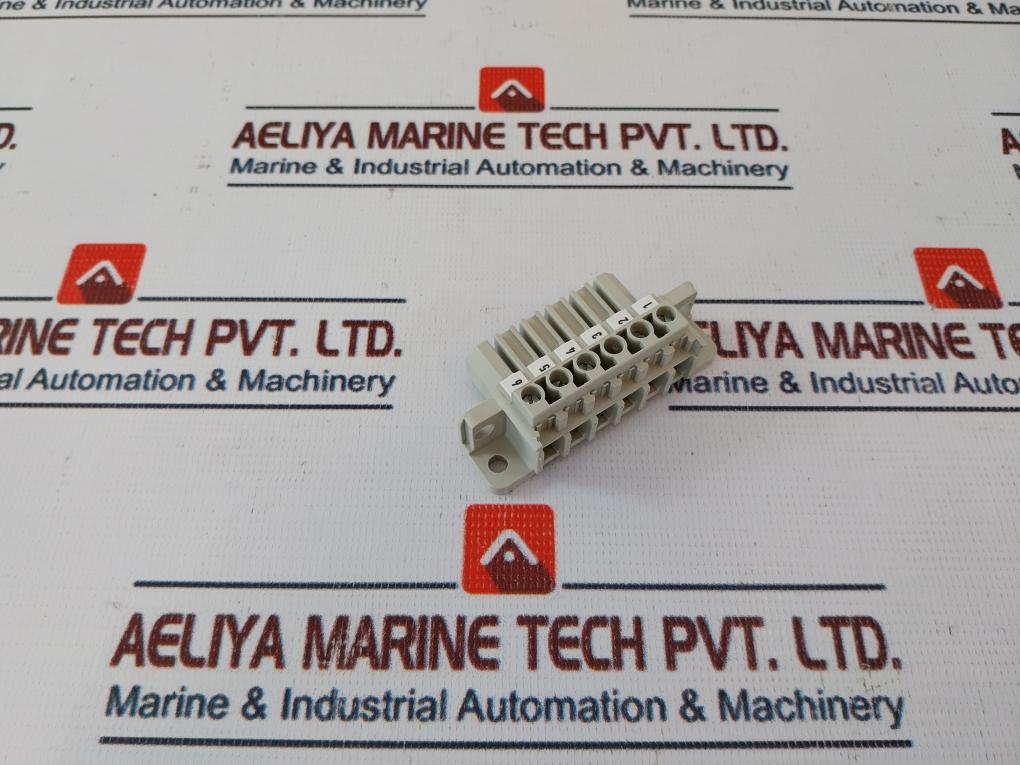 Lot Of 10X Weidmuller Stv S 6 Sb Plug Connector