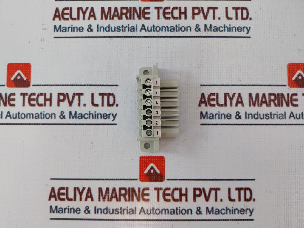 Lot Of 10X Weidmuller Stv S 6 Sb Plug Connector