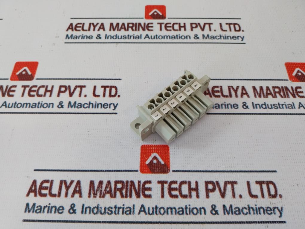 Lot Of 10X Weidmuller Stv S 6 Sb Plug Connector