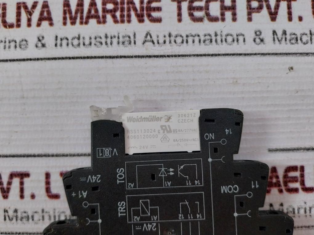 Weidmuller Trs 24Vdc 1Co Relay 250Vac/6A