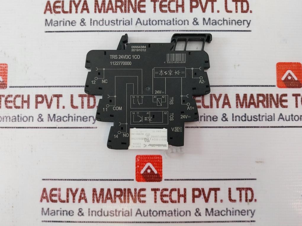 Lot Of 6X Weidmuller Trs 24Vdc 1Co Relay