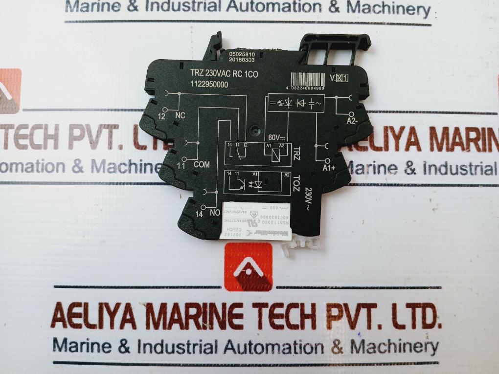 Weidmuller Trz 230Vac Rc 1Co Relay Module With Power Relay Rss113060 6A 250Vac