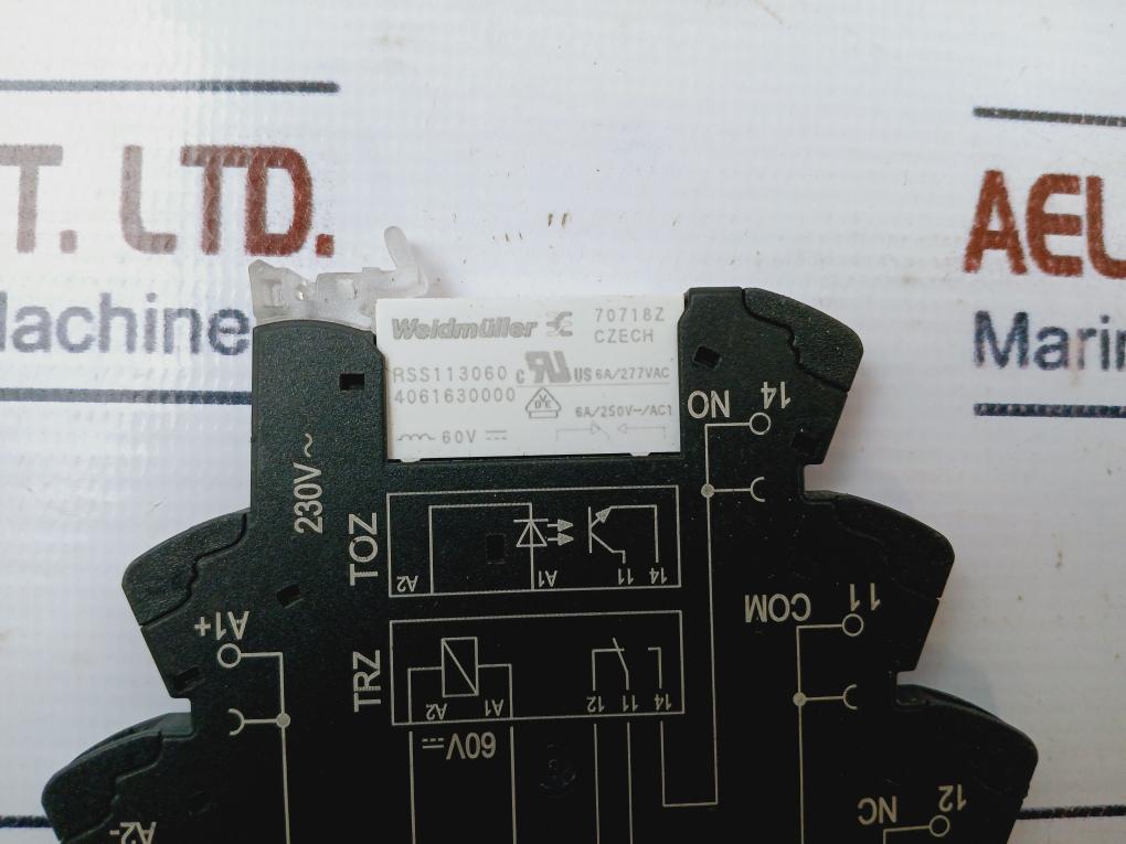 Weidmuller Trz 230Vac Rc 1Co Relay Module With Power Relay Rss113060 6A 250Vac