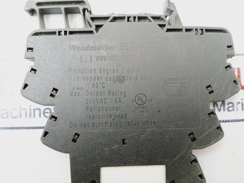 Weidmuller Trz 230Vac Rc 1Co Relay Module With Power Relay Rss113060 6A 250Vac