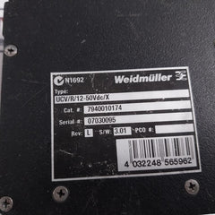 Weidmuller Ucv/r/12-50vdc/x Micromann Signal Conditioner Isolator Rev L