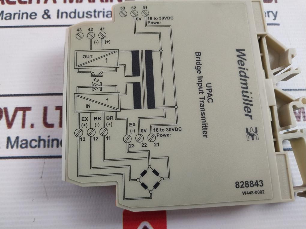 Weidmuller Upac 828843 Bridge Input Transmitter