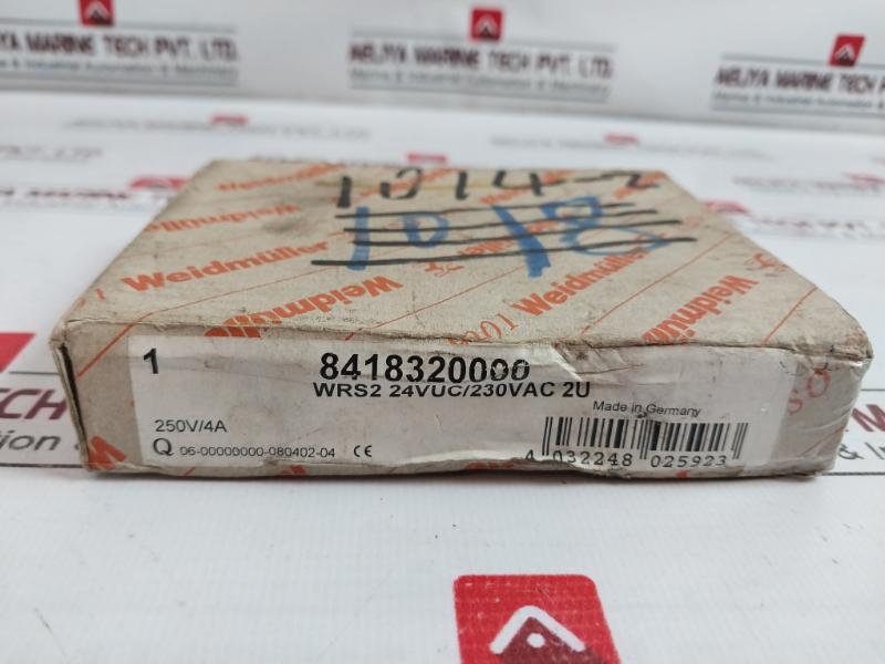 Weidmuller Wrs 2 Relay 24Vuc/230Vac 2U 250V/4A 300V Ehl 22.5