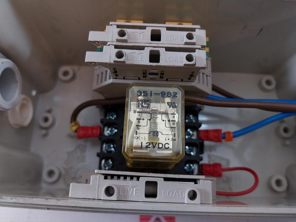 Weidmuller Wsi 6 Fused Switch/Relay Control Box 500V 6Mm2 10A/440V 12Vdc