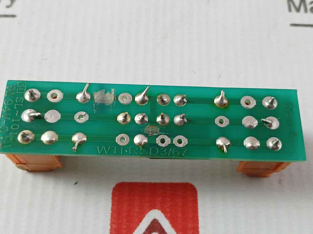 Weidmuller Wti Rsd3/67 Termination Panel Interface Module