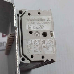 Weidmuller Zdub 2.5-2/2An Current Transformer Terminal Block Plate 600V 20A