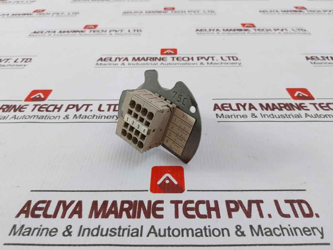 Weidmuller Zdub 2.5-2/2An Feed-through Terminal Block 2.5Mm2 800V 4-20Ma