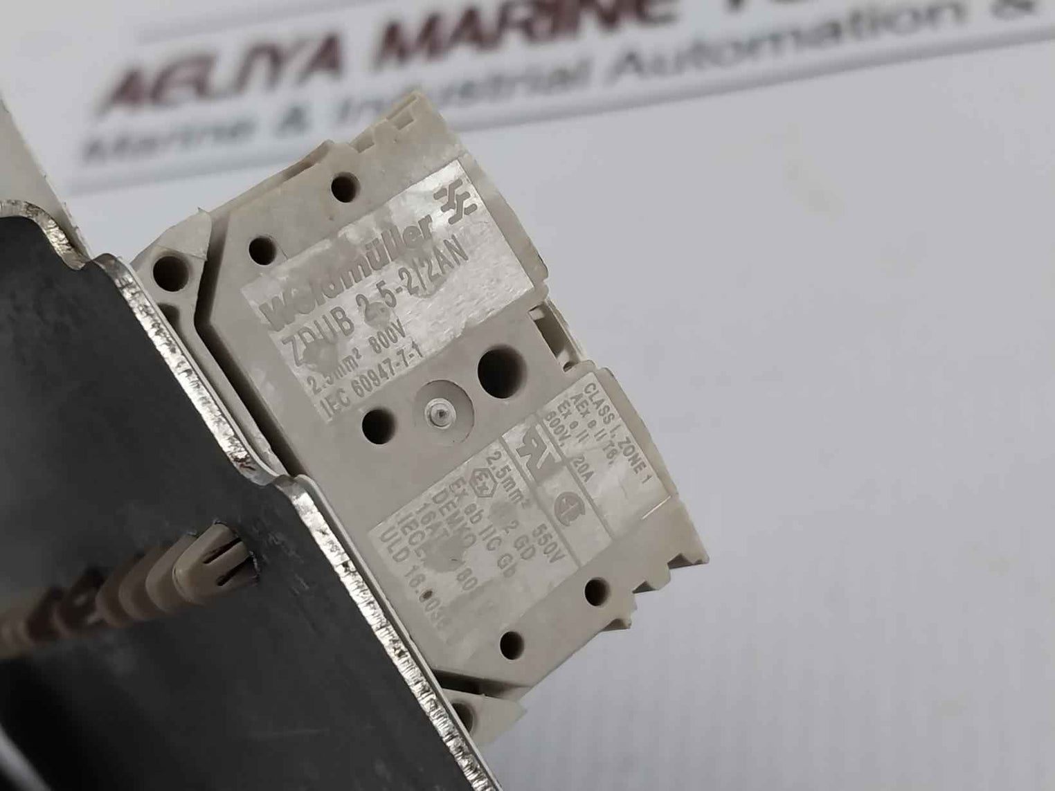 Weidmuller Zdub 2.5-2/2An Terminal Block Assembly 600V,20A