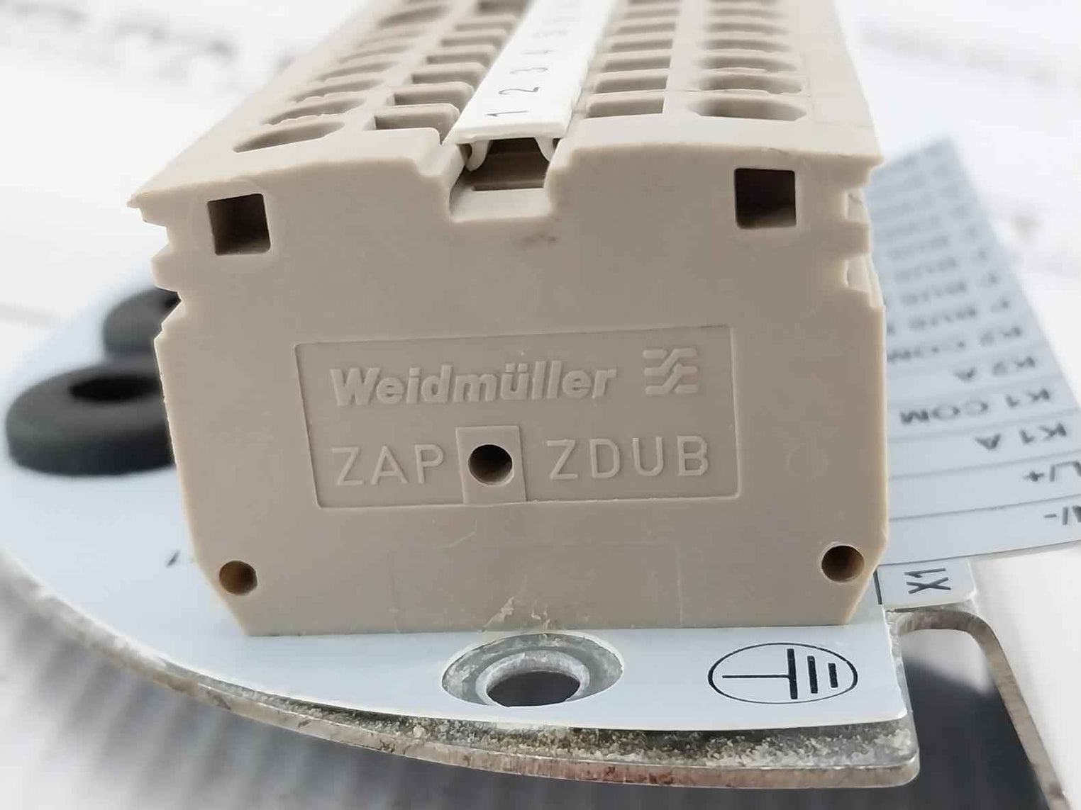 Weidmuller Zdub 2.5-2/2An Terminal Block Assembly 7000003-143 600V,20A