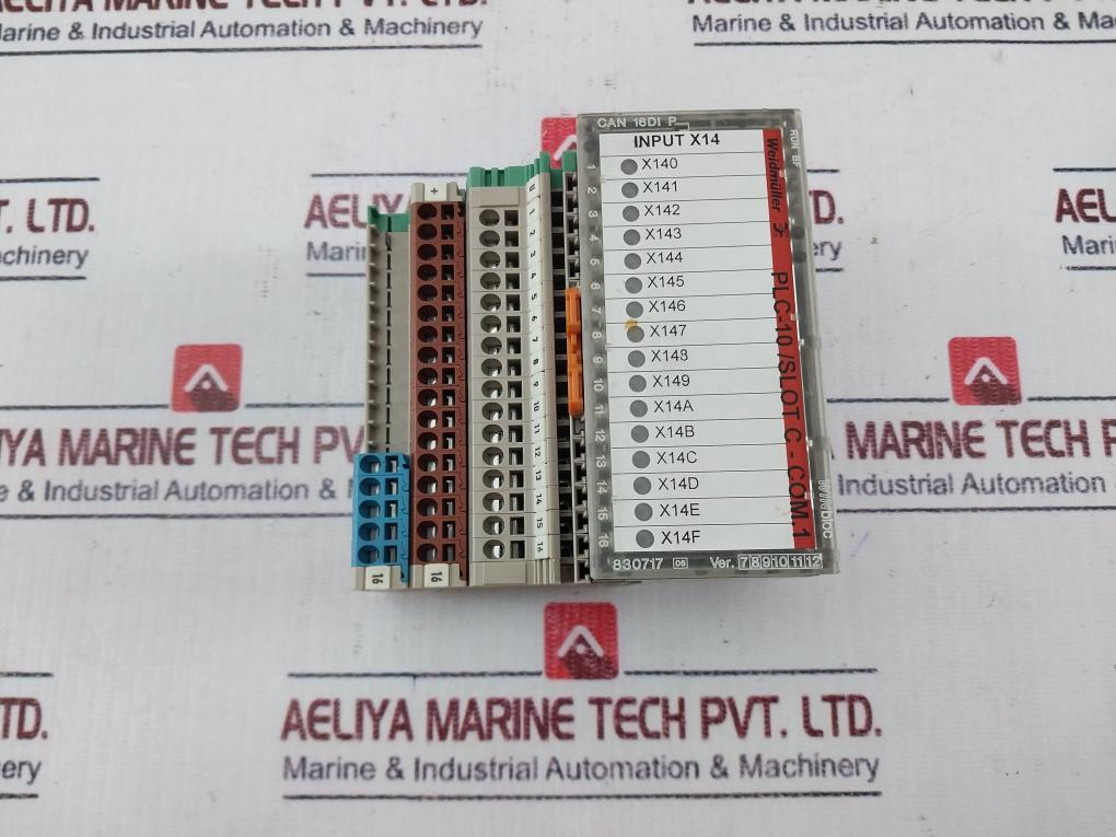 Weidmuller Zsb 1.5/16 S/+/- Base Module/Terminal Block Assembly